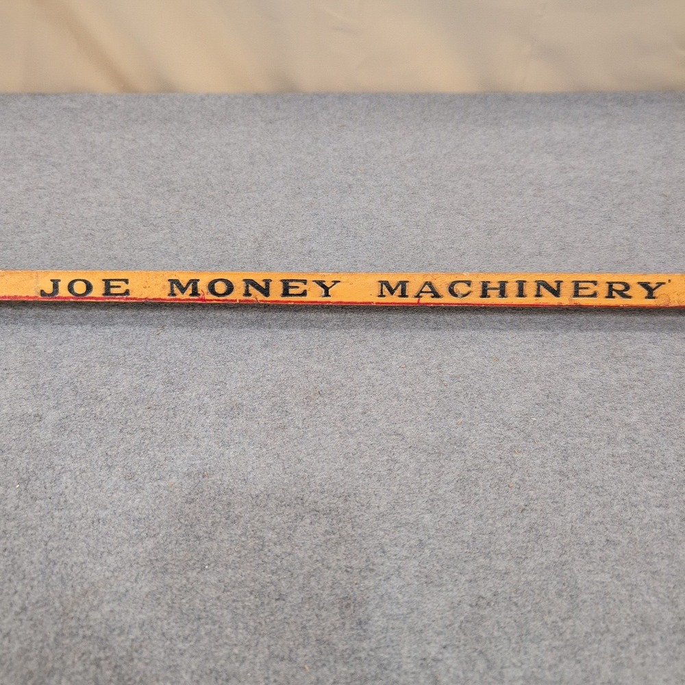 Vintage Joe Money Machinery Co Inc Alabama Advertising Wooden Yardstick Ruler - Picture 9 of 10